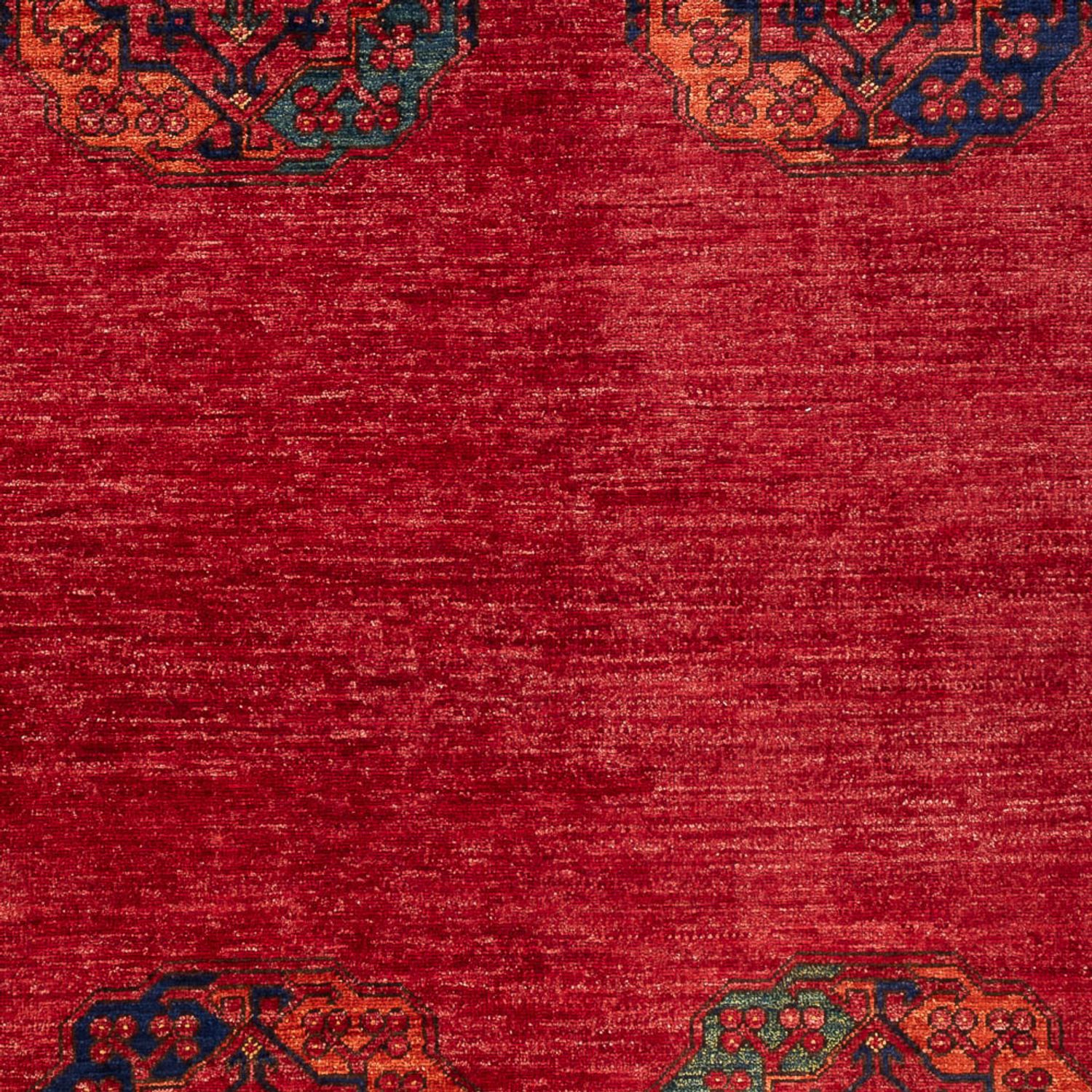 Afghan Rug - Kunduz - 198 x 155 cm - red