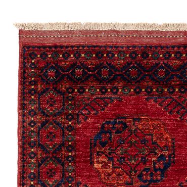 Afghan Rug - Kunduz - 200 x 155 cm - red
