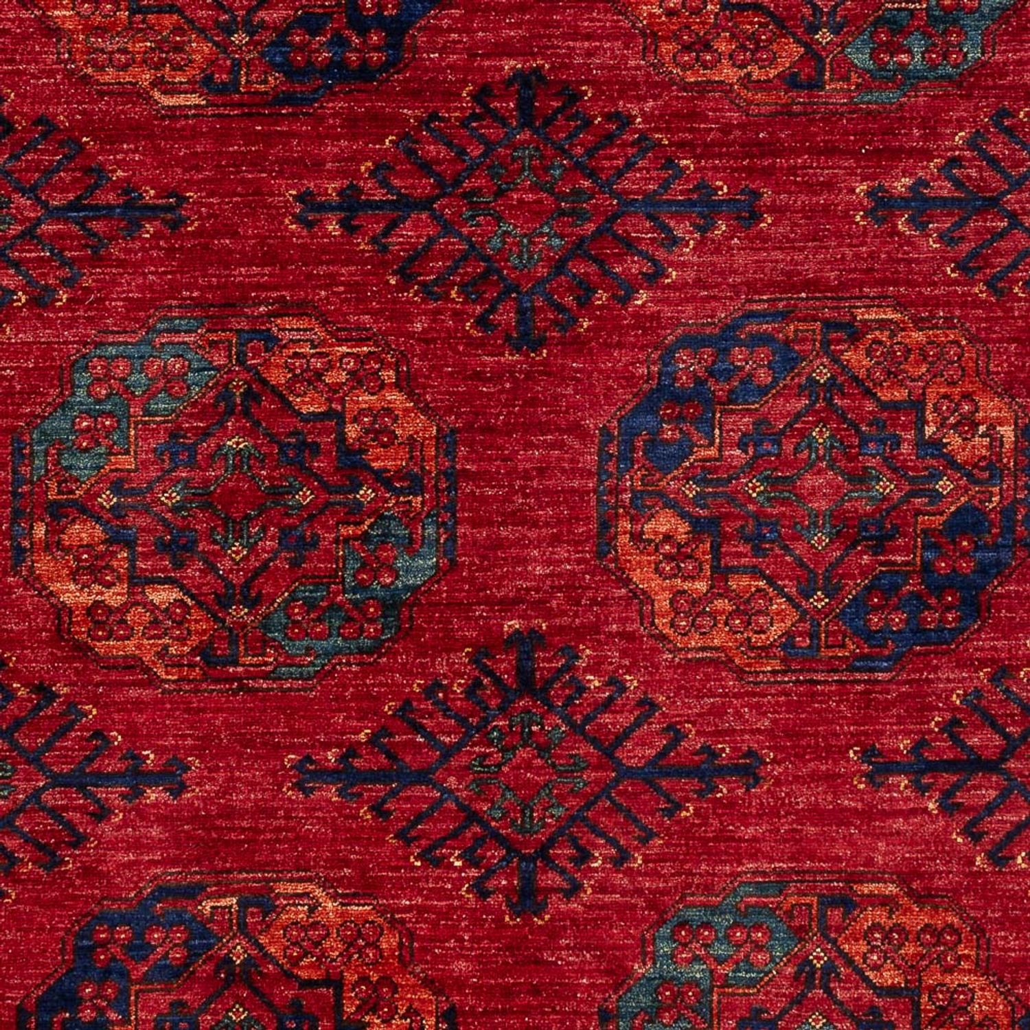 Afghan Rug - Kunduz - 200 x 155 cm - red