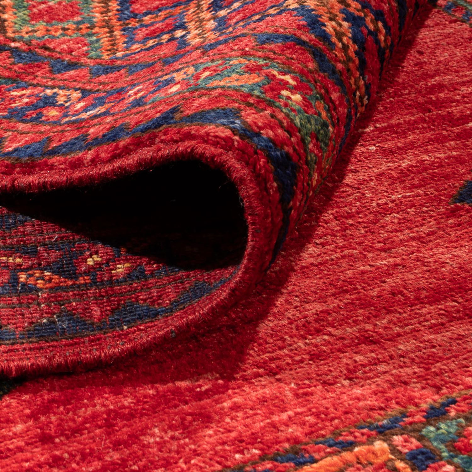 Afghan Rug - Kunduz - 300 x 201 cm - red