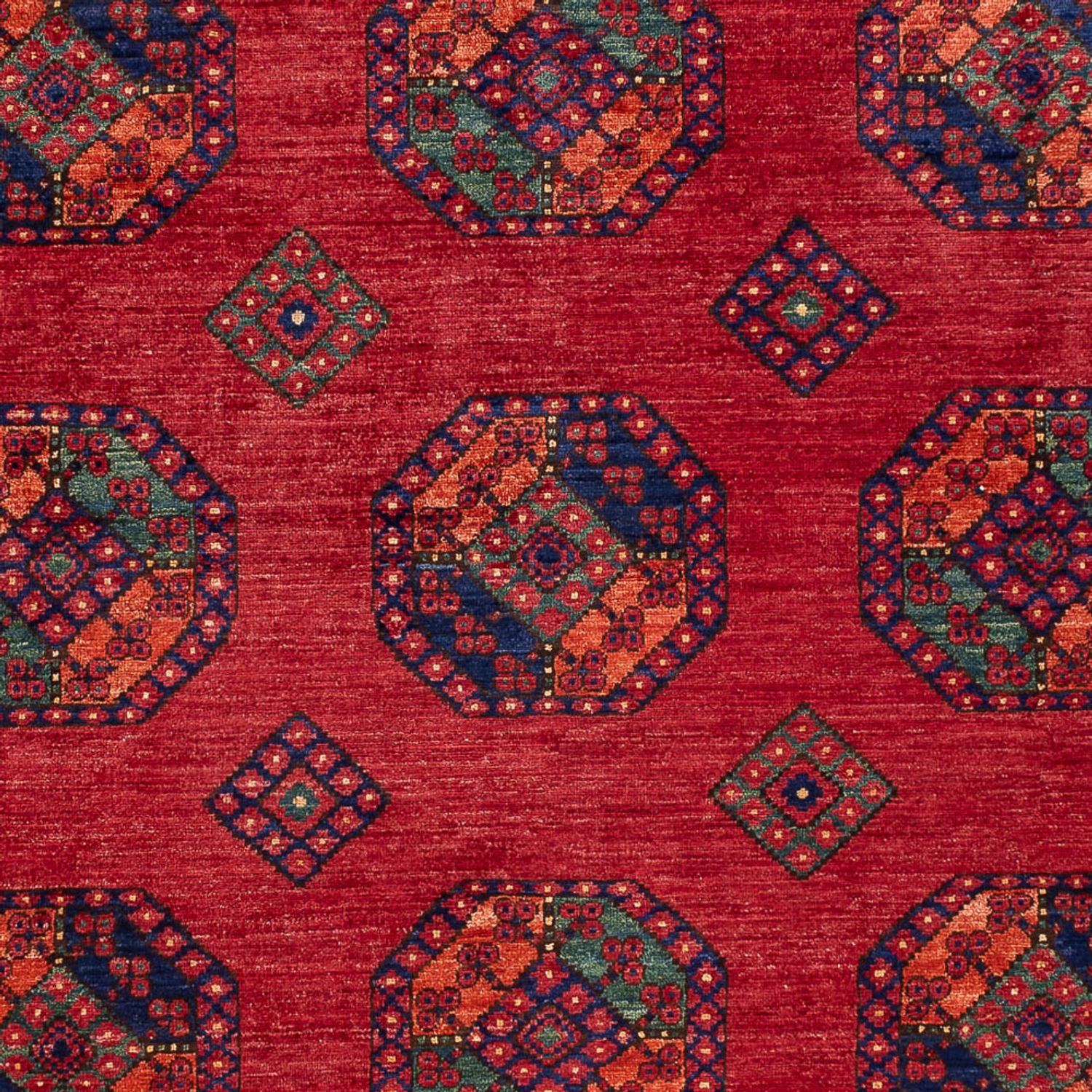 Afghan Rug - Kunduz - 300 x 206 cm - red