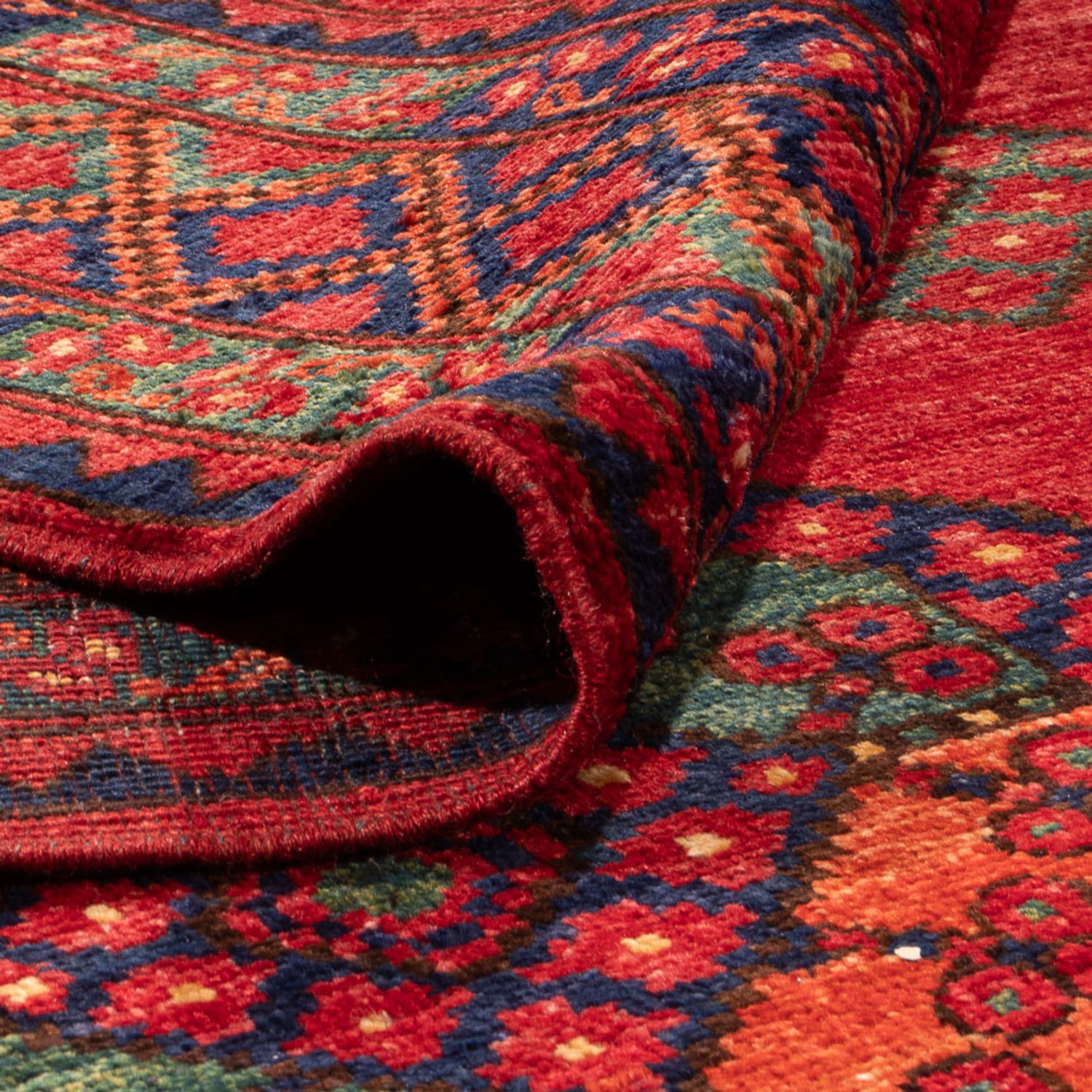 Afghan Rug - Kunduz - 300 x 206 cm - red