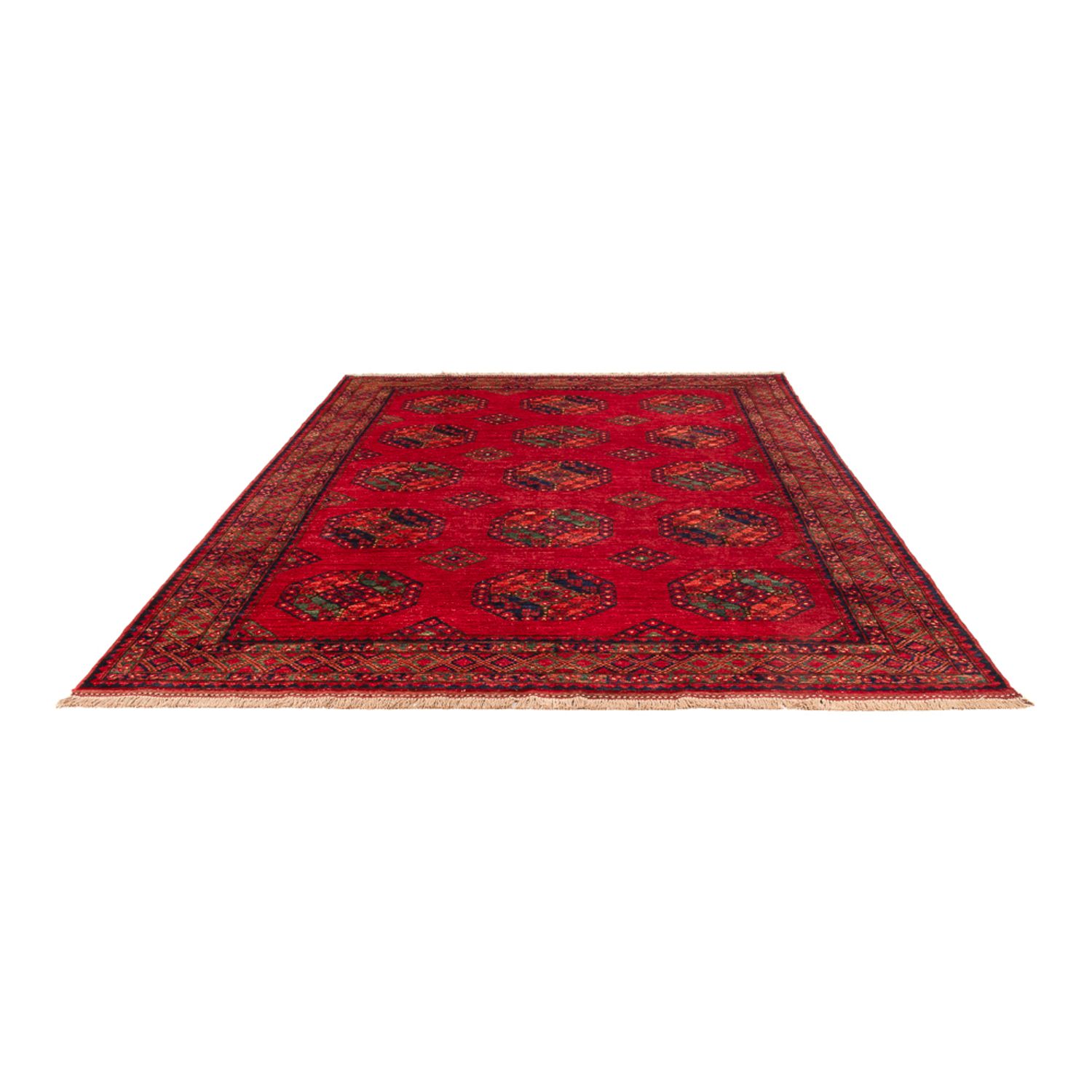 Afghan Rug - Kunduz - 300 x 206 cm - red