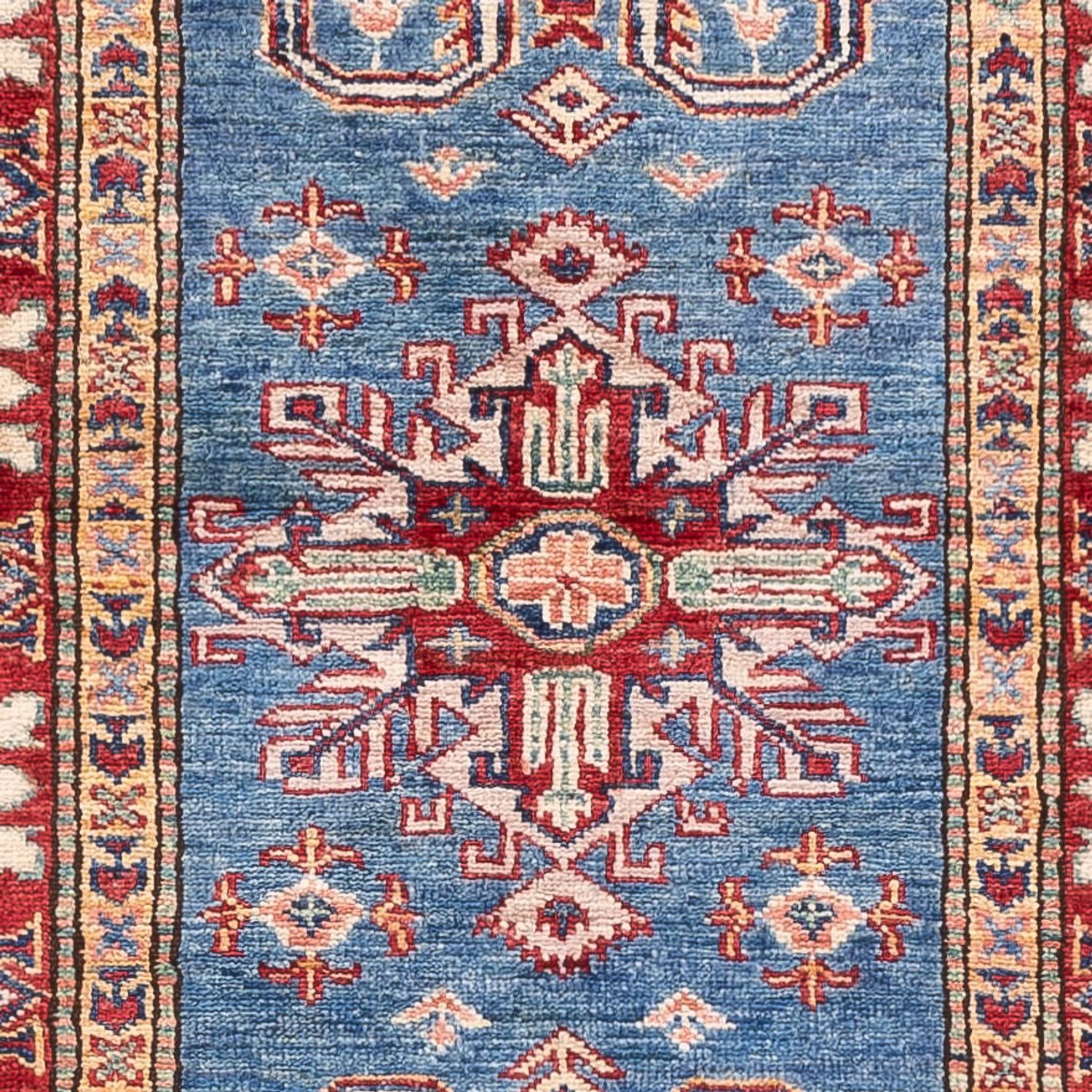 Runner Ziegler Rug - Kazak - 242 x 73 cm - blue