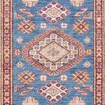 Runner Ziegler Rug - Kazak - 252 x 75 cm - blue