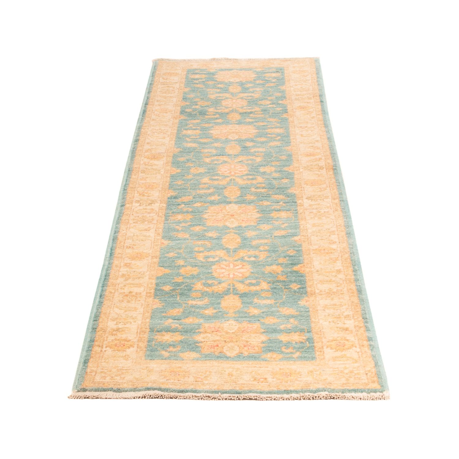 Runner Ziegler Rug - 250 x 55 cm - turquoise