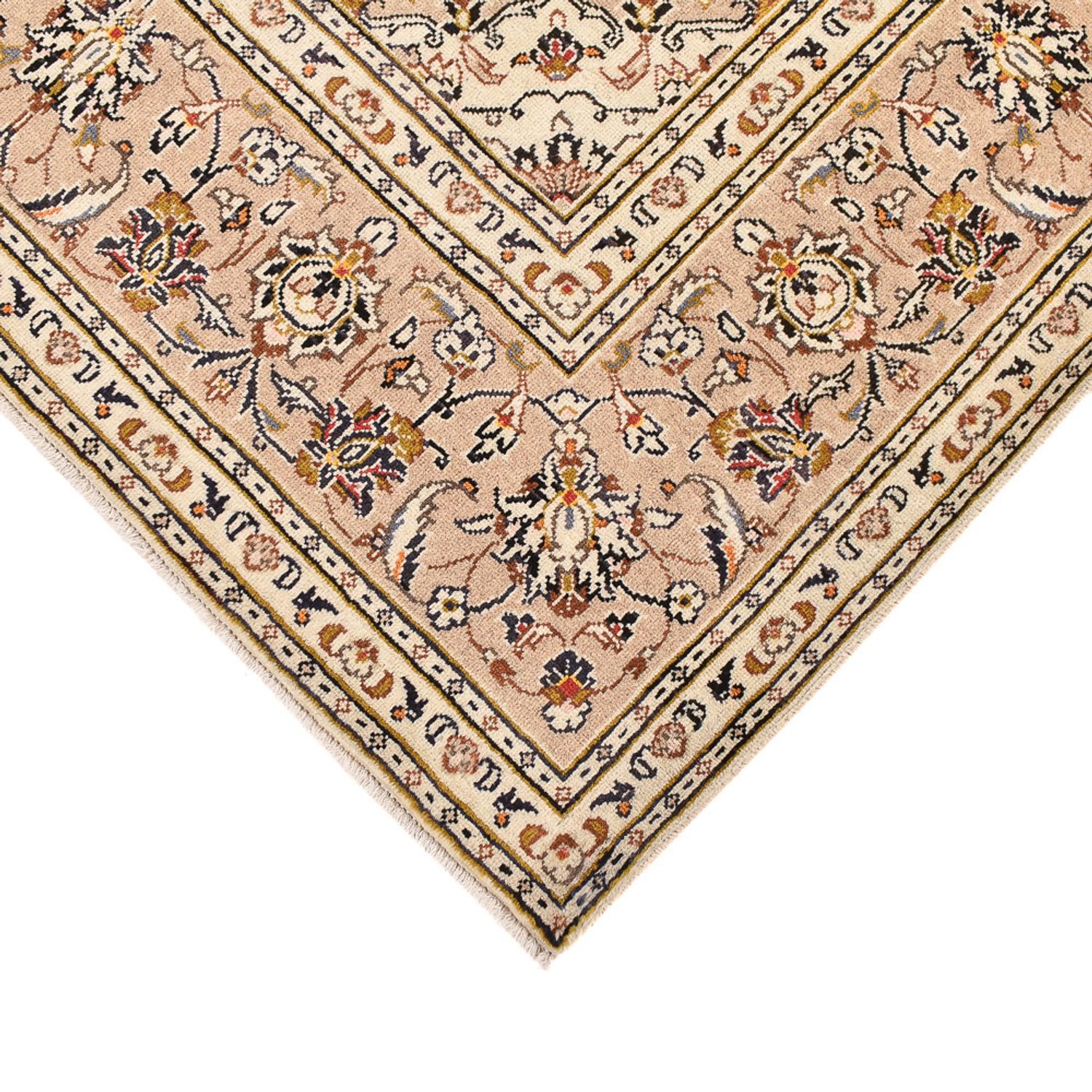 Perser Rug - Keshan - 300 x 193 cm - light beige