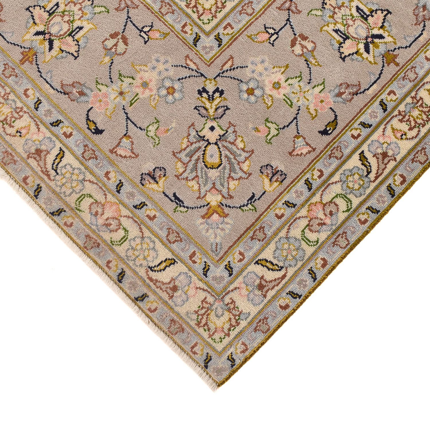 Perser Rug - Keshan - 343 x 243 cm - light beige