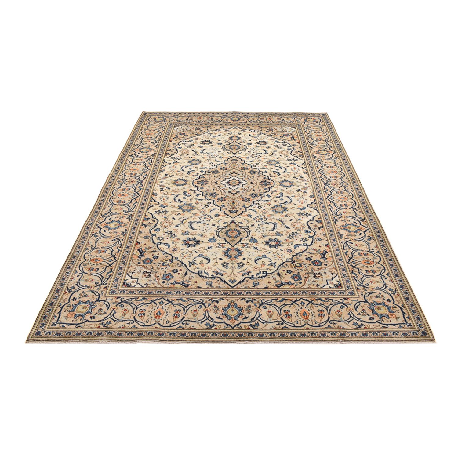 Perser Rug - Keshan - 298 x 201 cm - beige