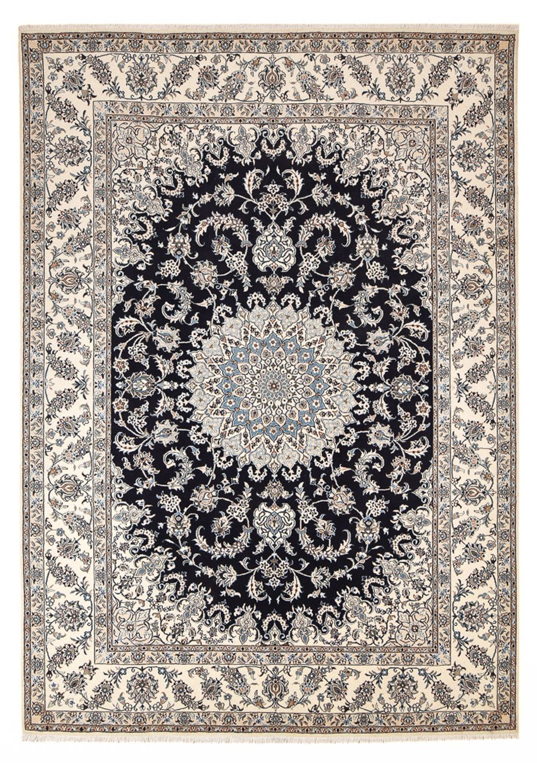 Perser Rug - Nain - 355 x 284 cm - dark blue