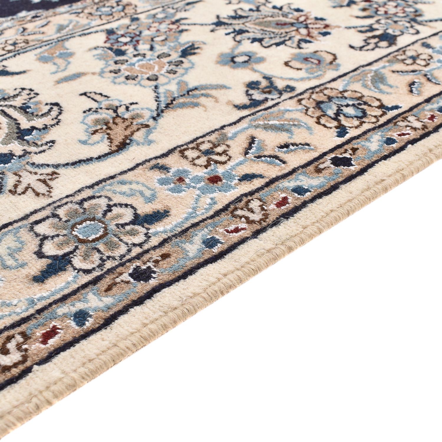 Perser Rug - Nain - 355 x 284 cm - dark blue