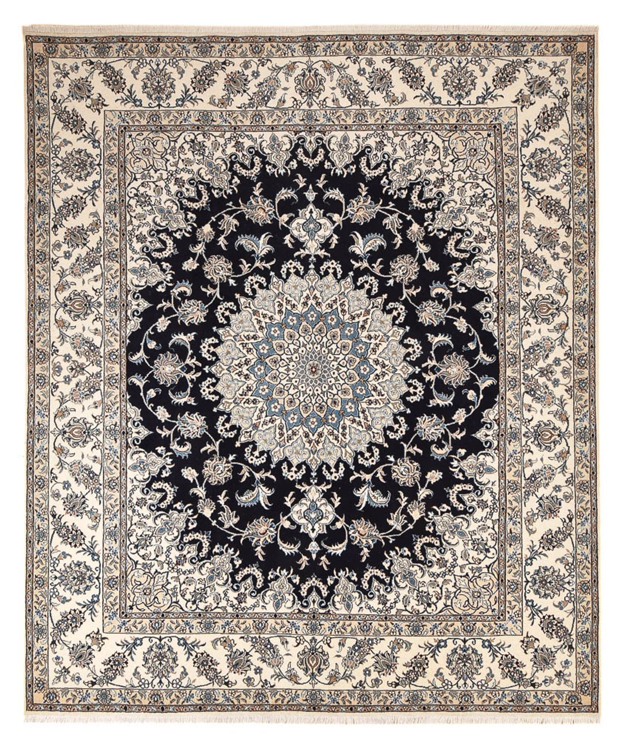 Perser Rug - Nain - 295 x 243 cm - dark blue