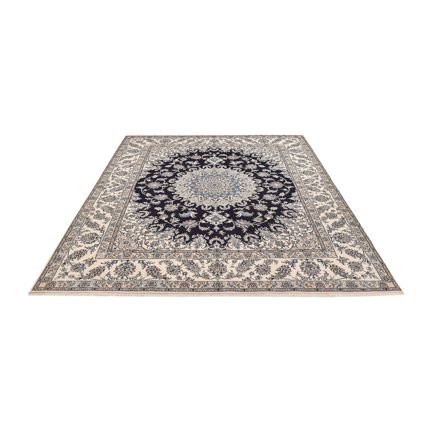 Perser Rug - Nain - 295 x 243 cm - dark blue