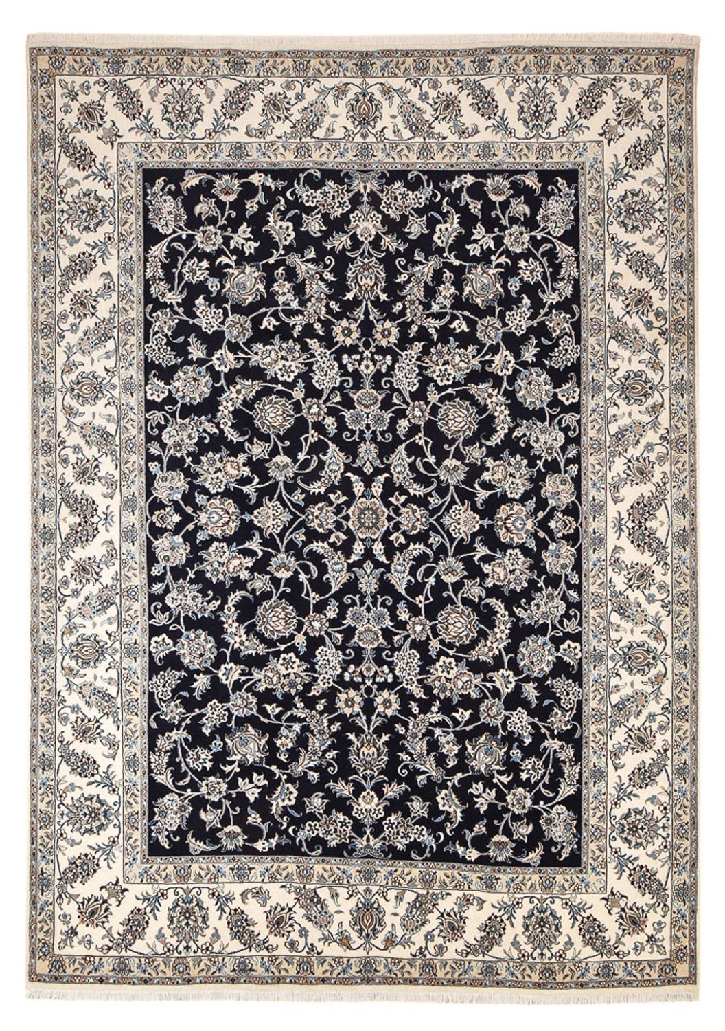 Perser Rug - Nain - 343 x 250 cm - dark blue