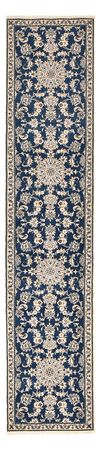 Runner Perser Rug - Nain - 382 x 78 cm - blue