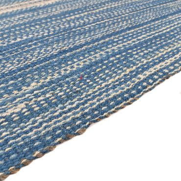 Kelim Rug - Trendy - 259 x 209 cm - sea blue