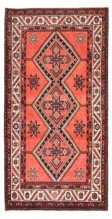 Runner Perser Rug - Nomadic - 203 x 106 cm - light red