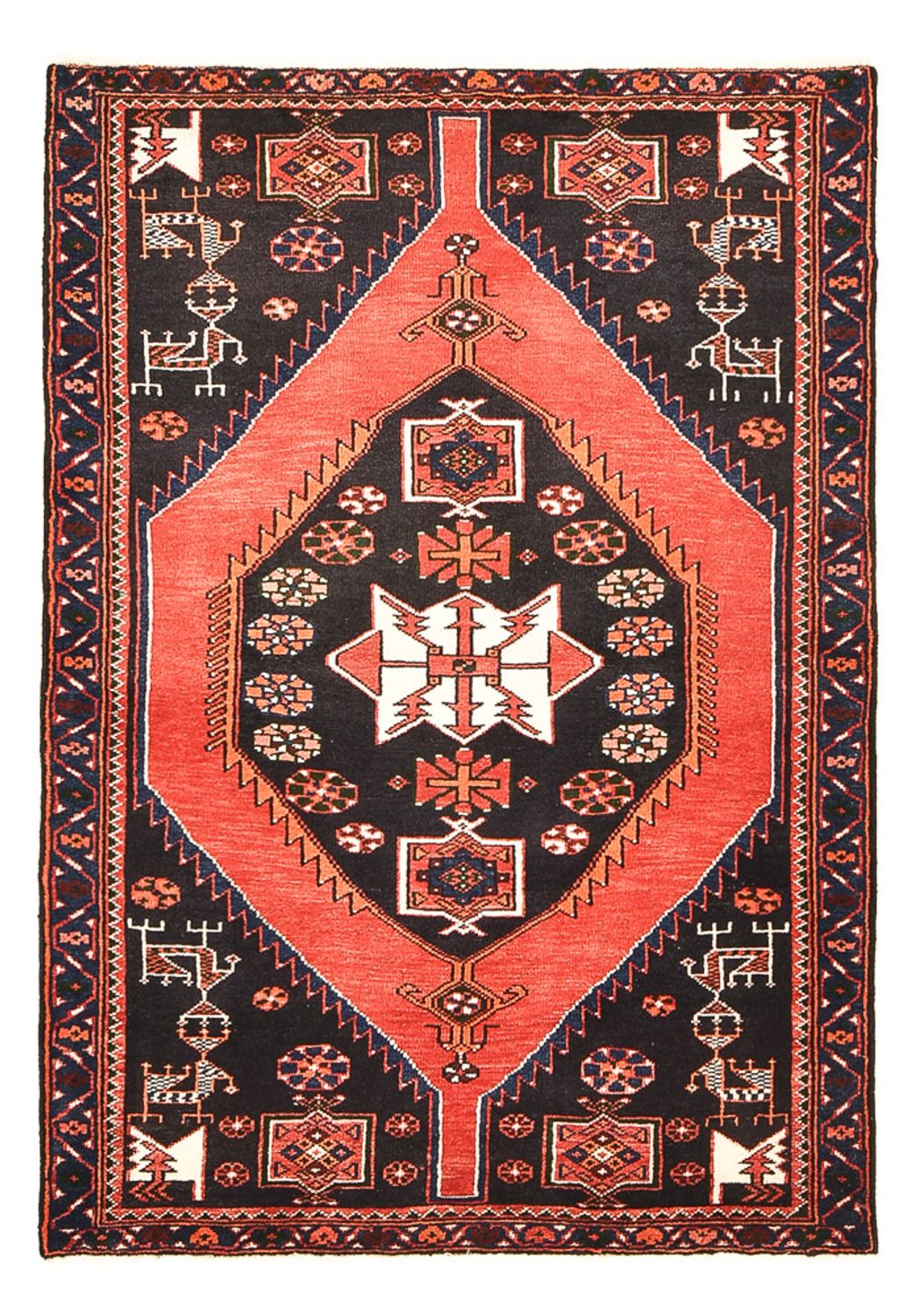 Perser Rug - Nomadic - 164 x 103 cm - light red