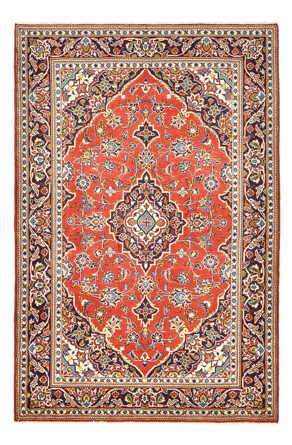 Perser Rug - Keshan - 159 x 105 cm - red