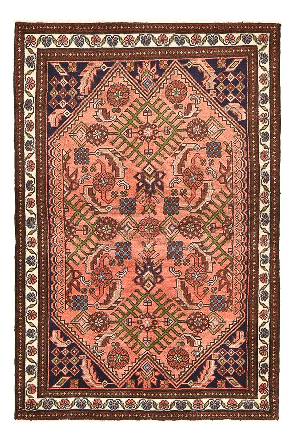 Perser Rug - Nomadic - 143 x 95 cm - light red