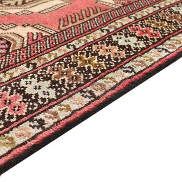 Runner Turkaman Rug - 275 x 78 cm - red