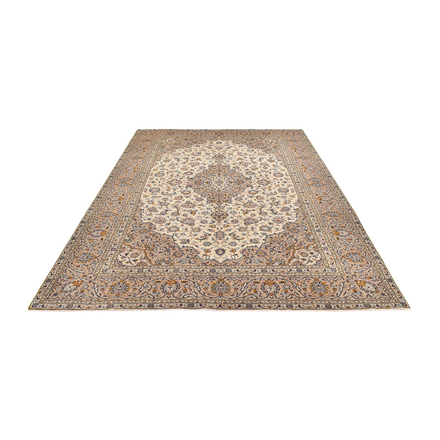 Perser Rug - Keshan - 345 x 240 cm - beige