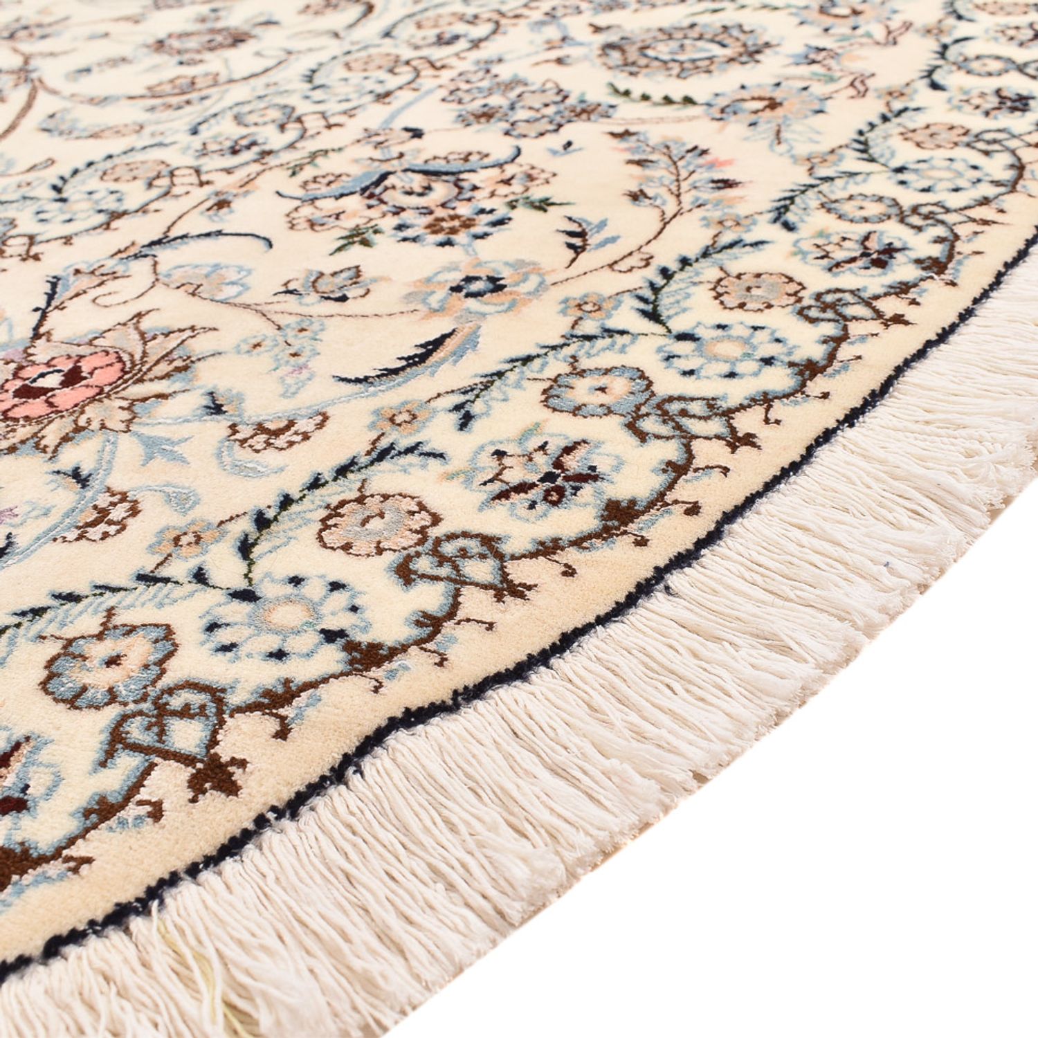 Perser Rug - Nain - Premium round  - 252 x 252 cm - beige