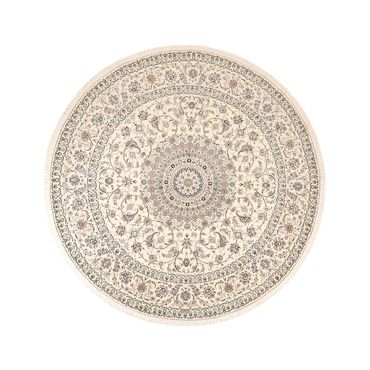 Perser Rug - Nain - Premium round  - 252 x 252 cm - beige