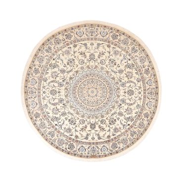 Perser Rug - Nain - Premium round  - 247 x 247 cm - beige