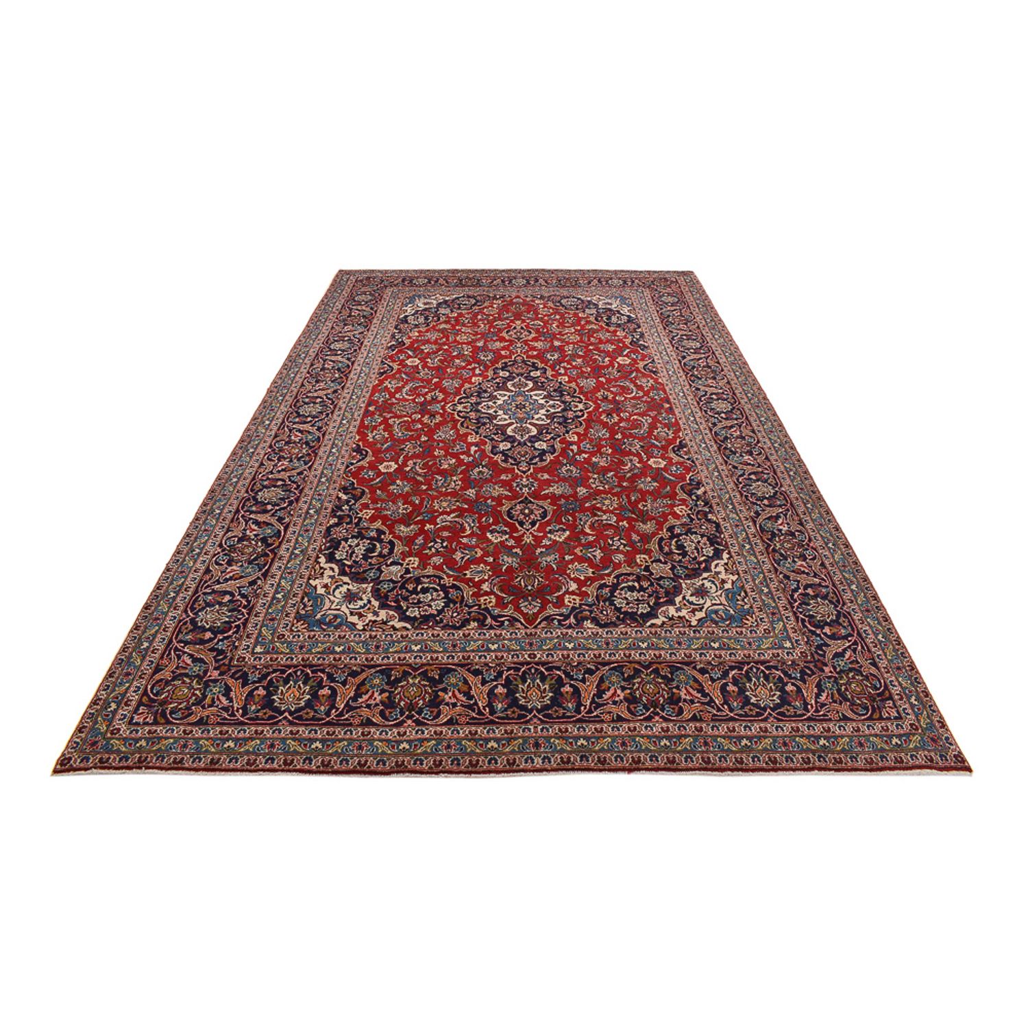 Perser Rug - Keshan - 400 x 243 cm - red