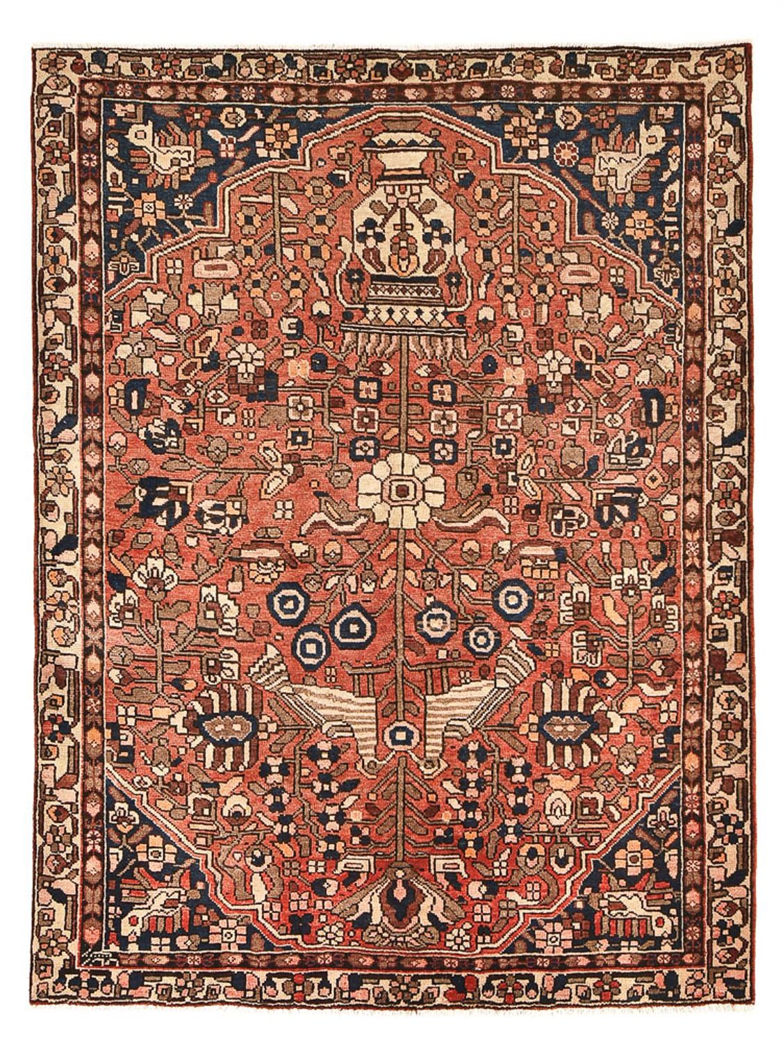 Perser Rug - Nomadic - 205 x 153 cm - rust