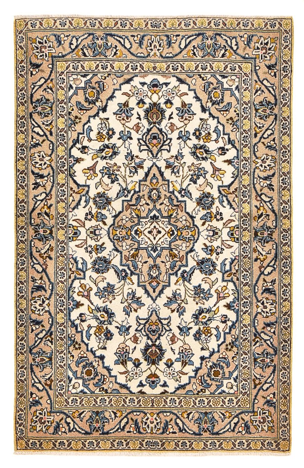 Perser Rug - Keshan - 157 x 101 cm - sand