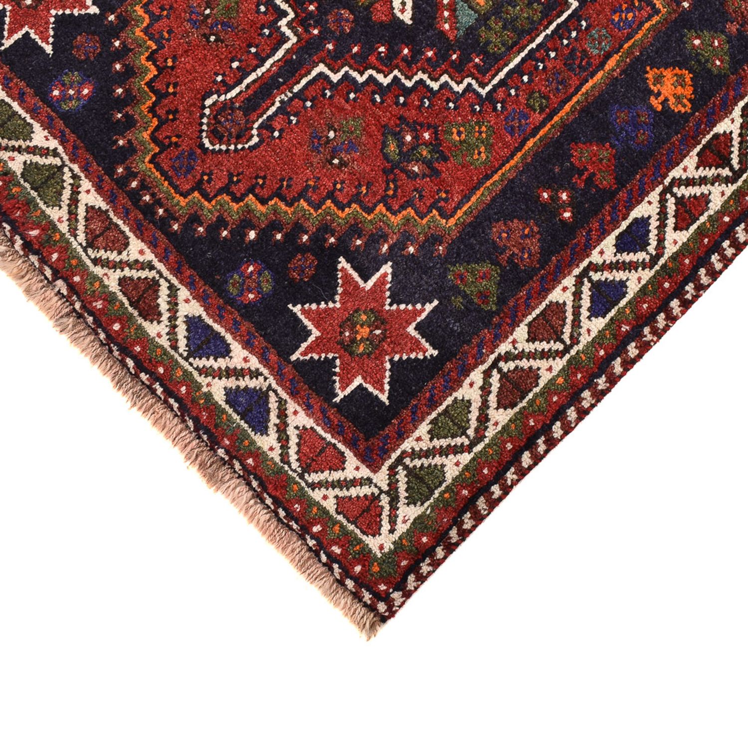 Runner Perser Rug - Nomadic - 200 x 82 cm - dark red