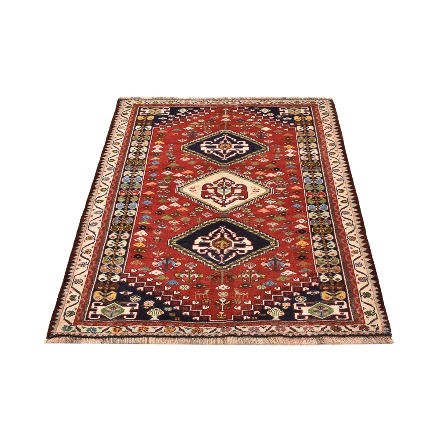 Perser Rug - Nomadic - 153 x 111 cm - red