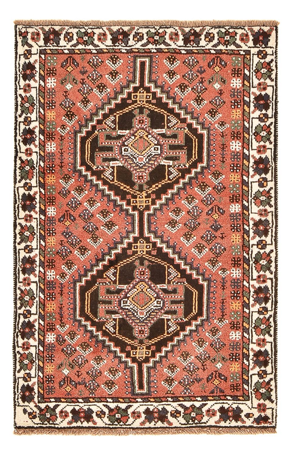 Perser Rug - Nomadic - 148 x 100 cm - light red