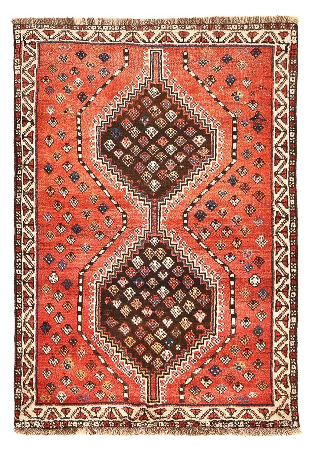 Perser Rug - Nomadic - 150 x 102 cm - light red