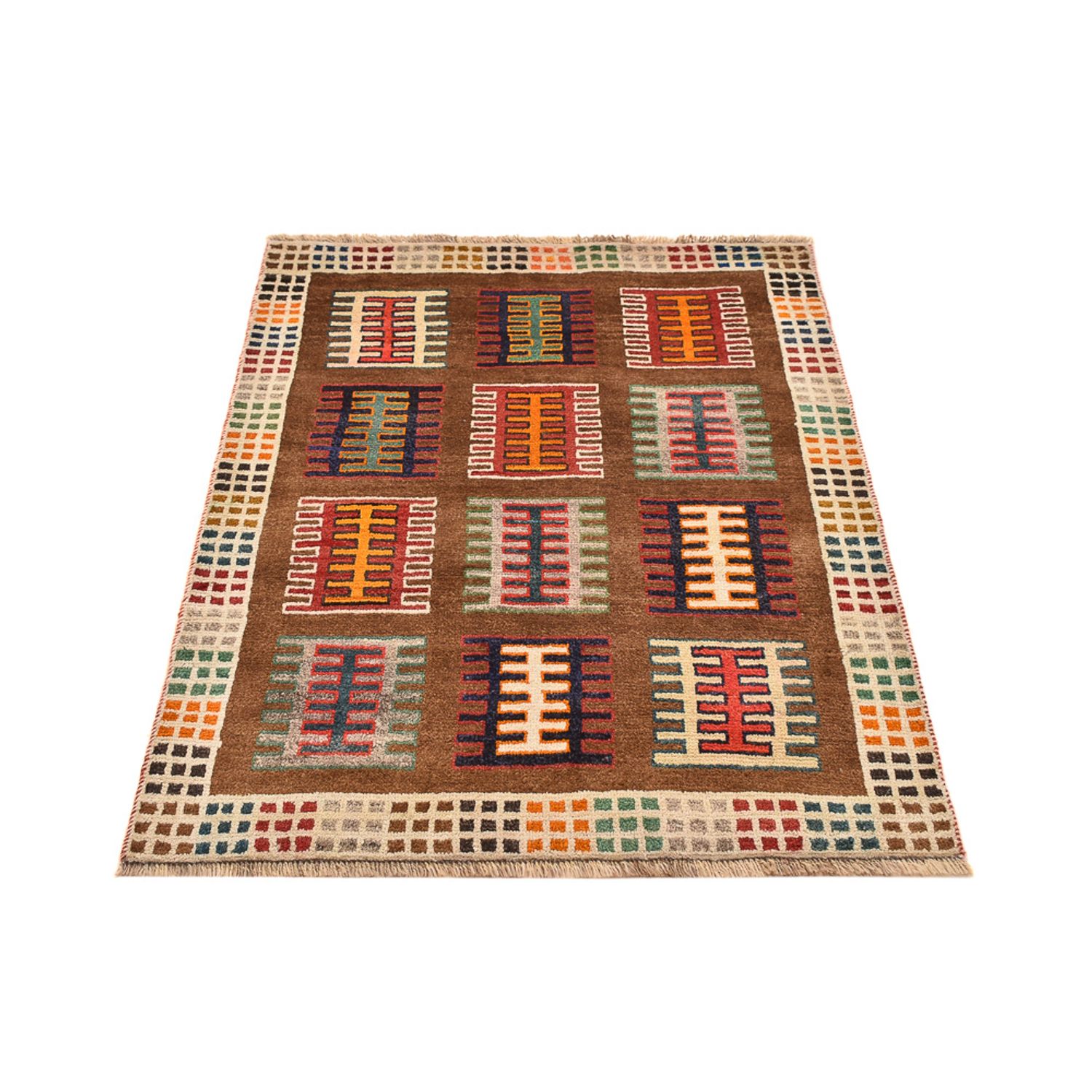 Perser Rug - Nomadic - 140 x 101 cm - multicolored