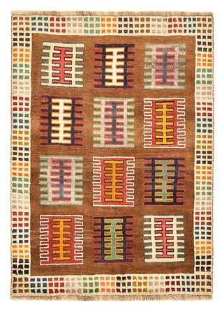 Perser Rug - Nomadic - 140 x 101 cm - multicolored