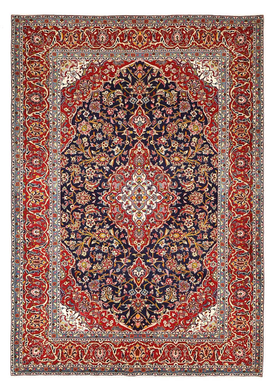 Perser Rug - Keshan - 354 x 250 cm - dark blue