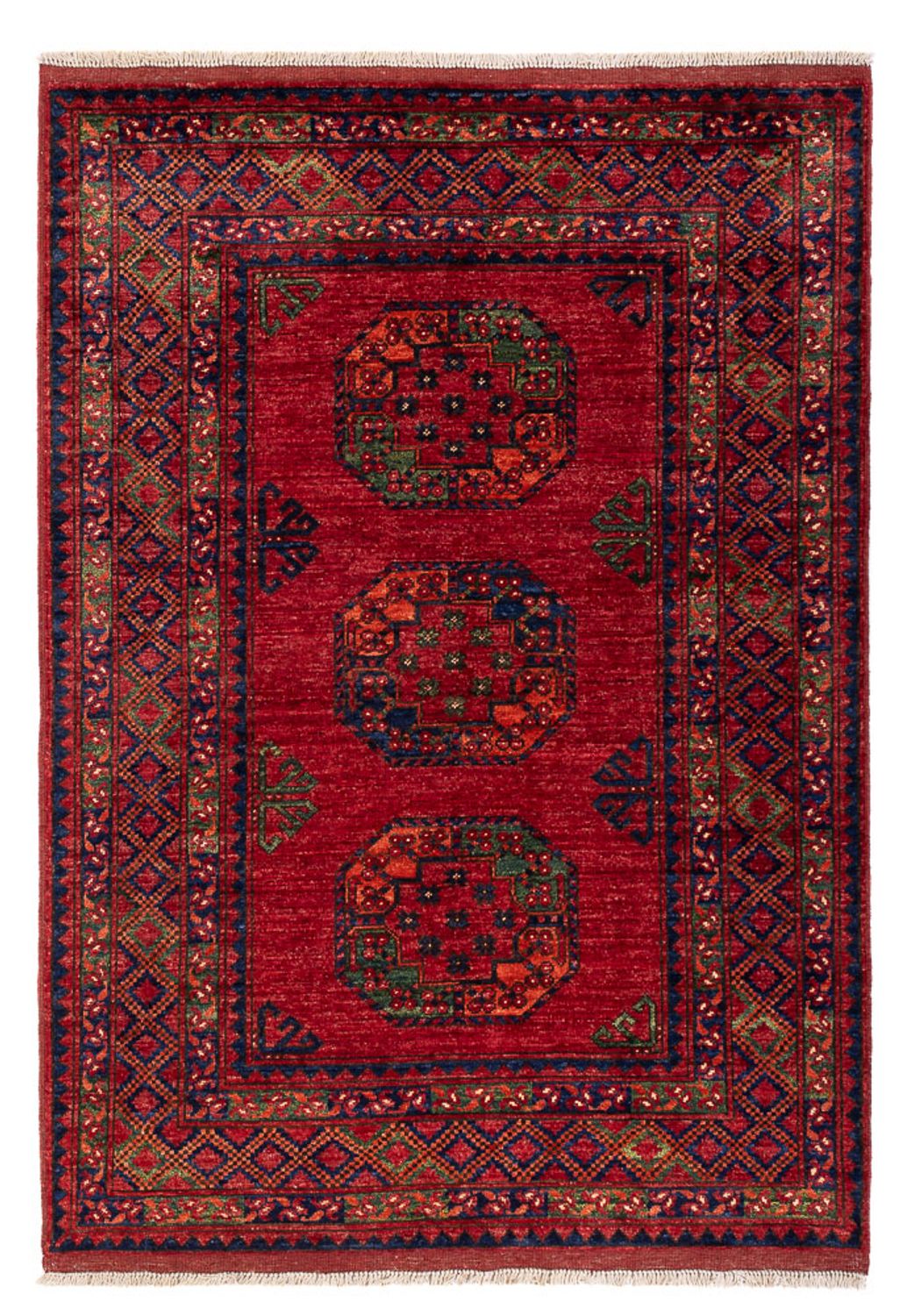 Afghan Rug - 179 x 123 cm - red