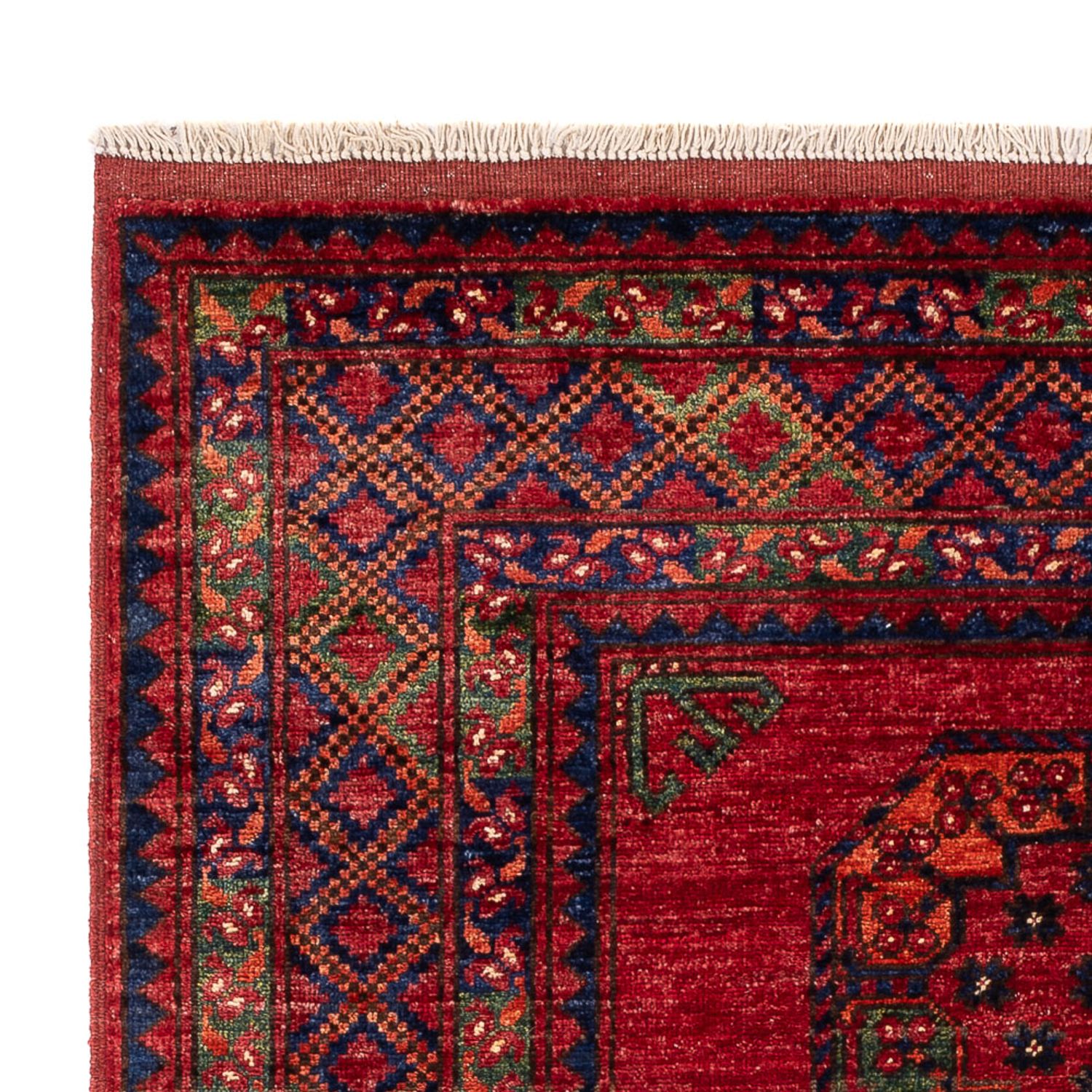 Afghan Rug - 179 x 123 cm - red