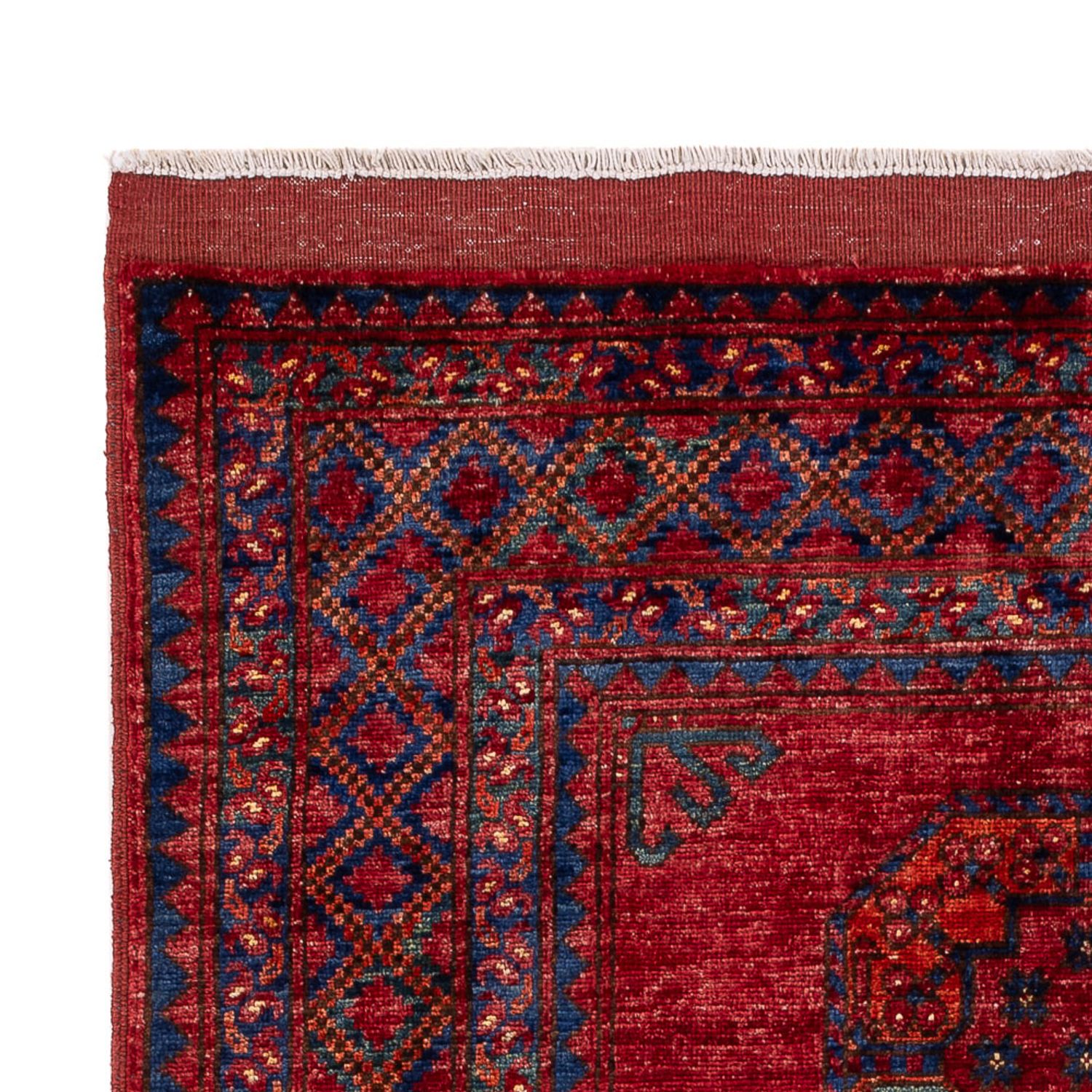 Afghan Rug - 182 x 120 cm - red