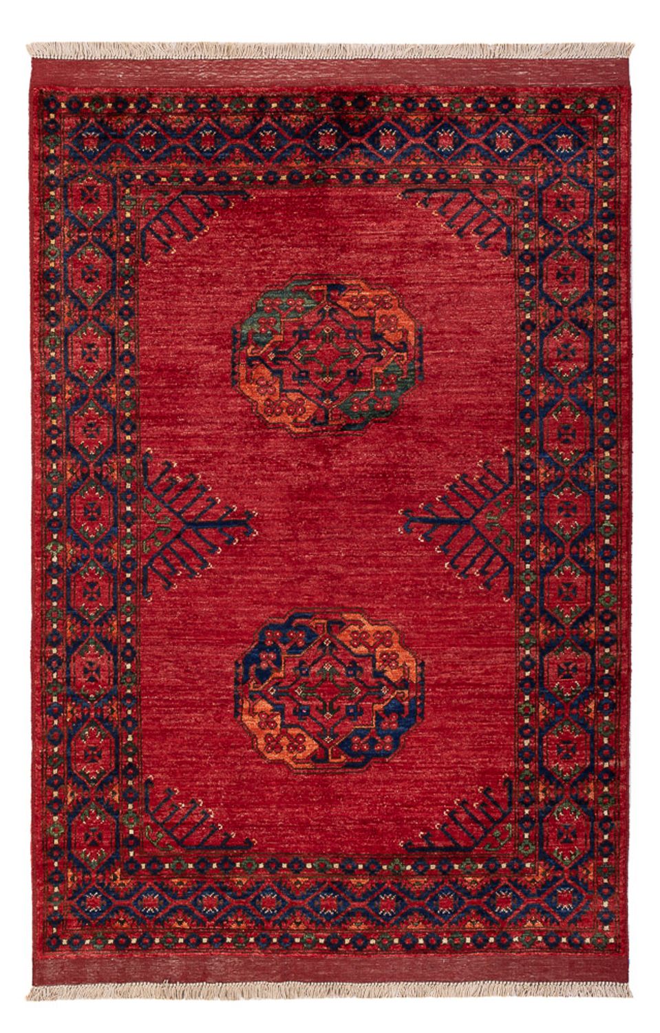 Afghan Rug - 183 x 125 cm - red