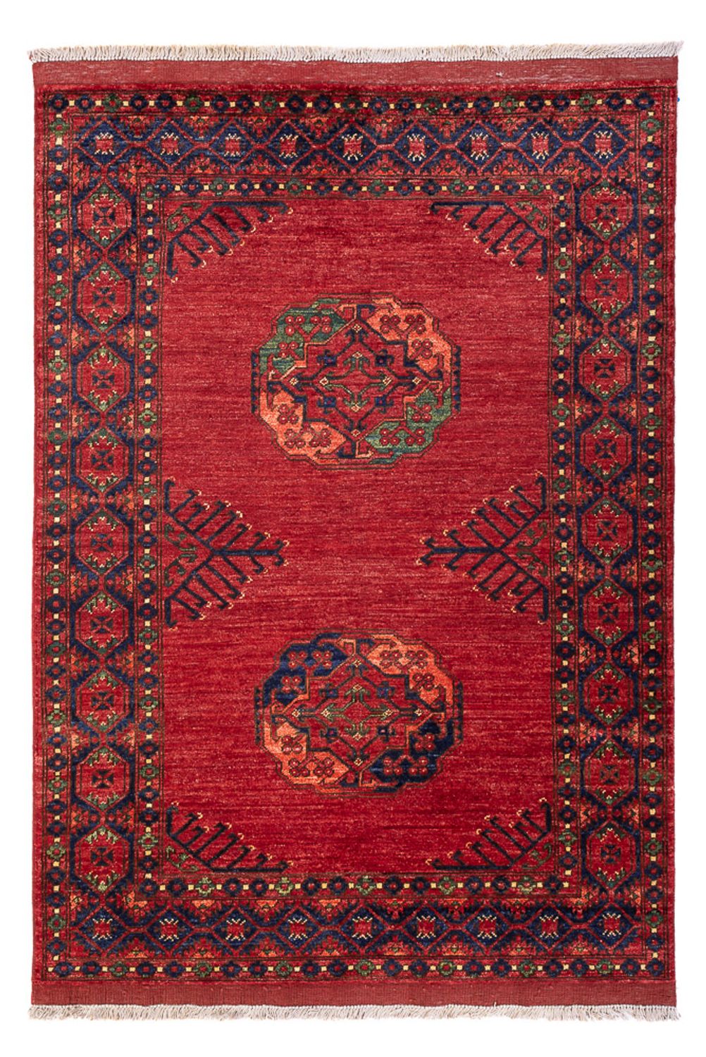 Afghan Rug - 181 x 122 cm - red