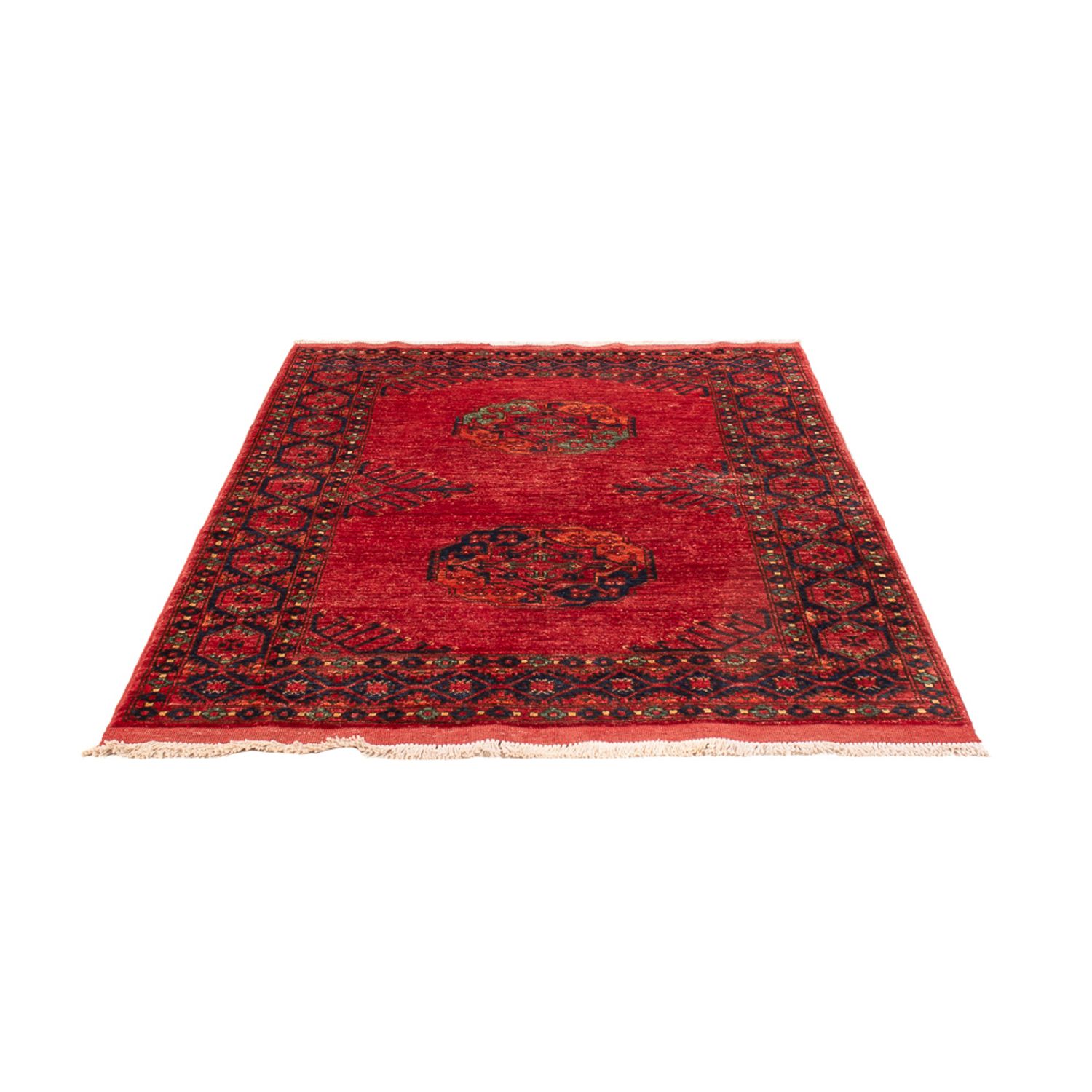 Afghan Rug - 182 x 125 cm - red