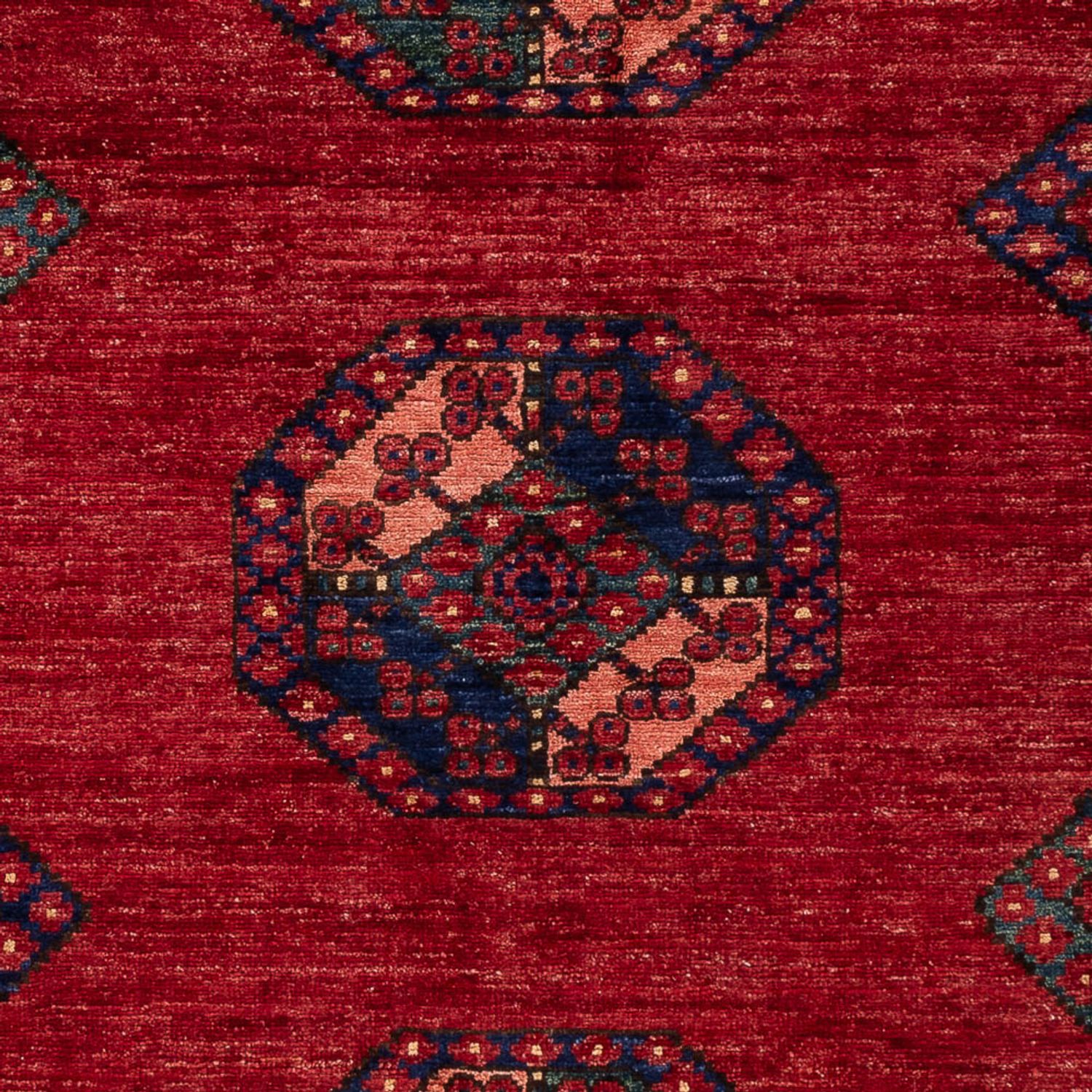 Afghan Rug - 179 x 124 cm - red