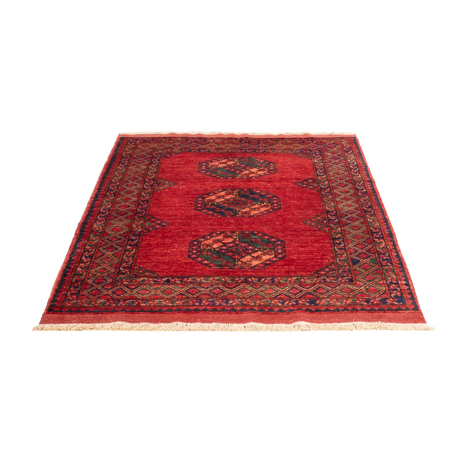 Afghan Rug - 179 x 124 cm - red