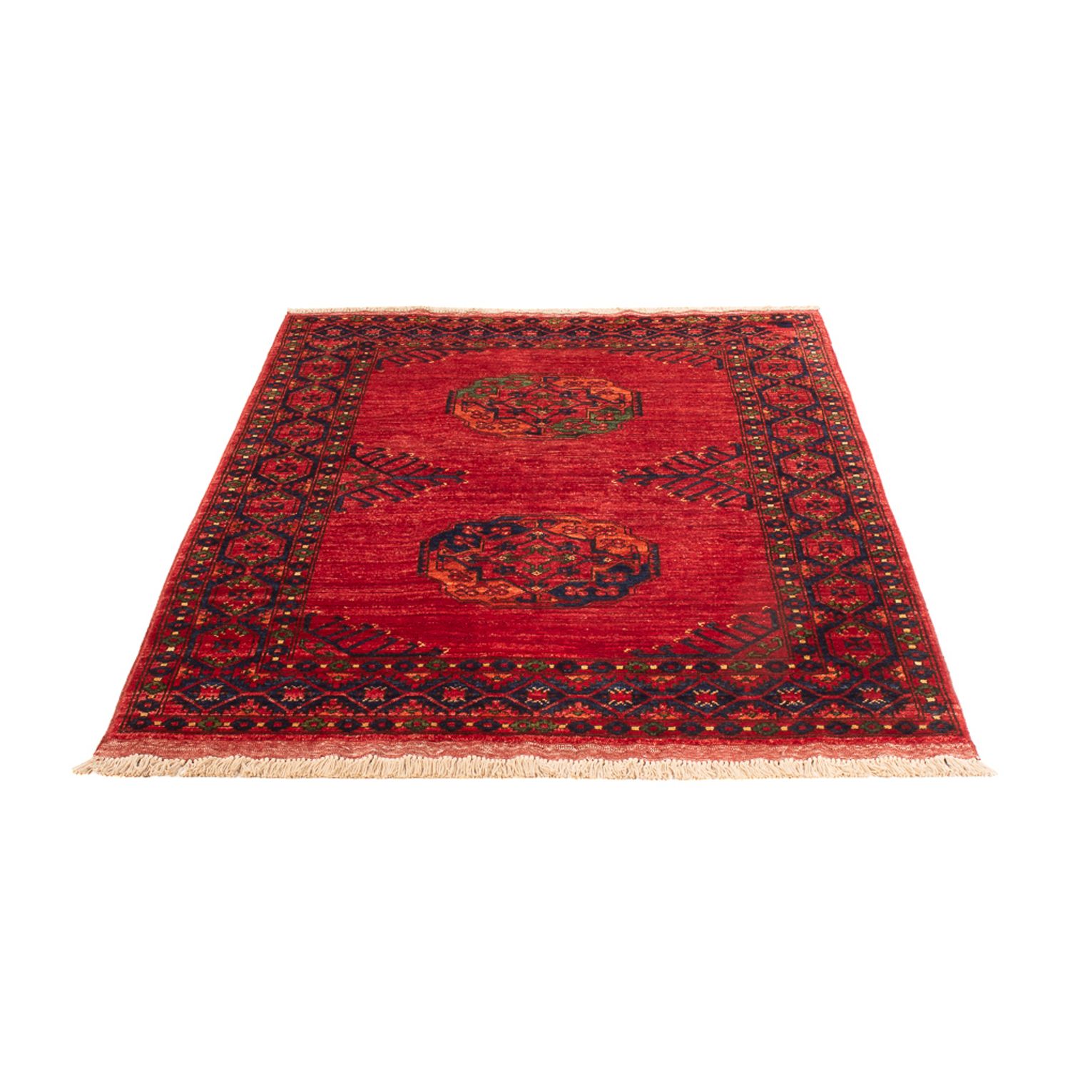 Afghan Rug - 188 x 123 cm - red