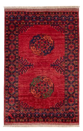 Afghan Rug - 188 x 123 cm - red