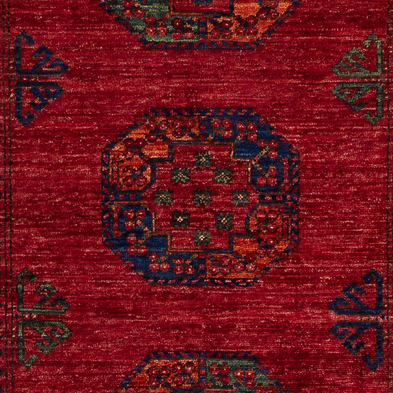 Afghan Rug - 182 x 122 cm - red